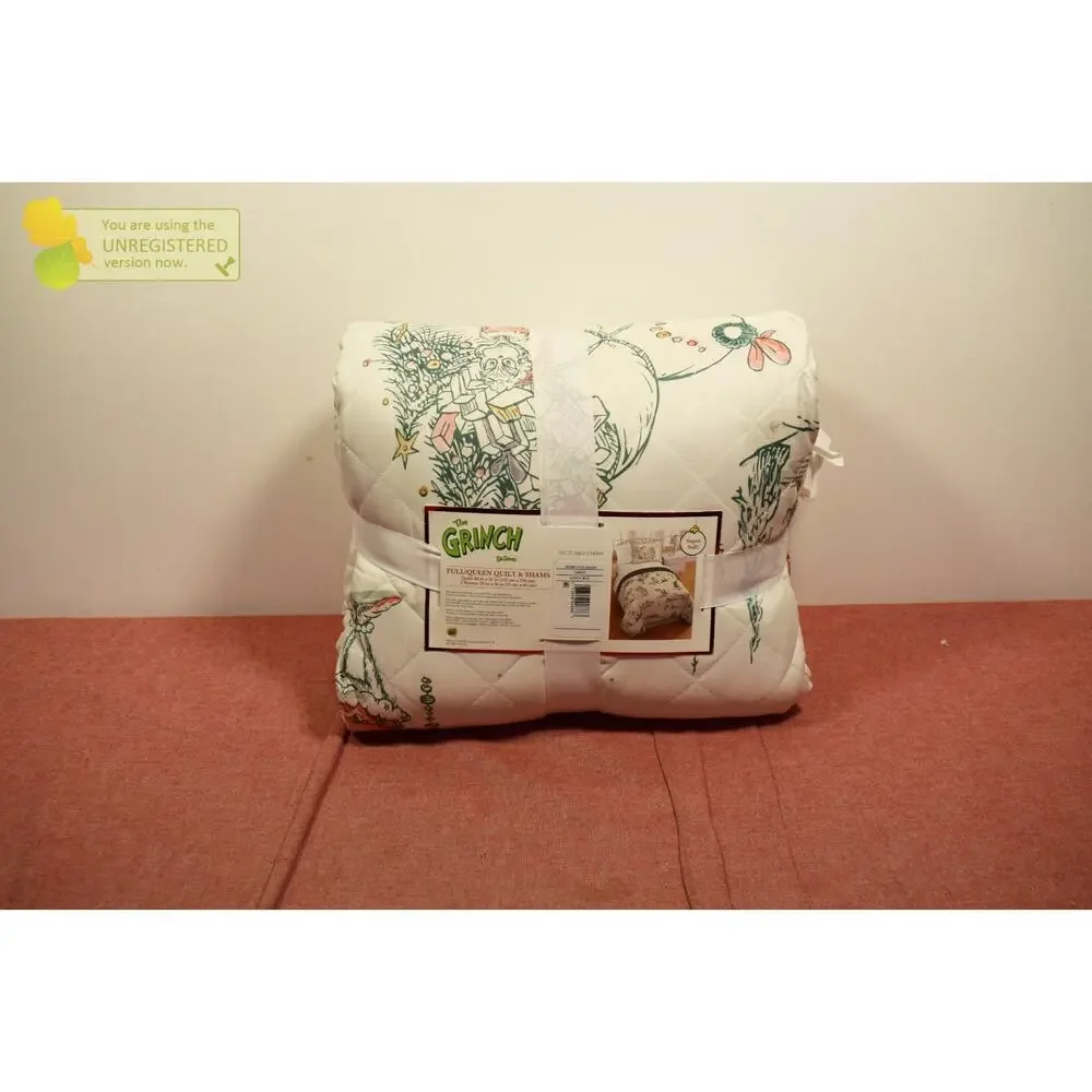 The Grinch Full/Queen Quilt & Shams #